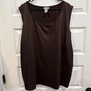 Catherines Dark Brown Tank Top